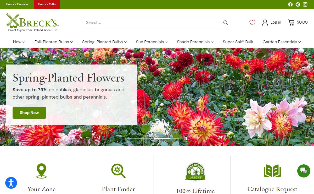 Breck's Flower Bulbs - Bulbs from Holland since 1818