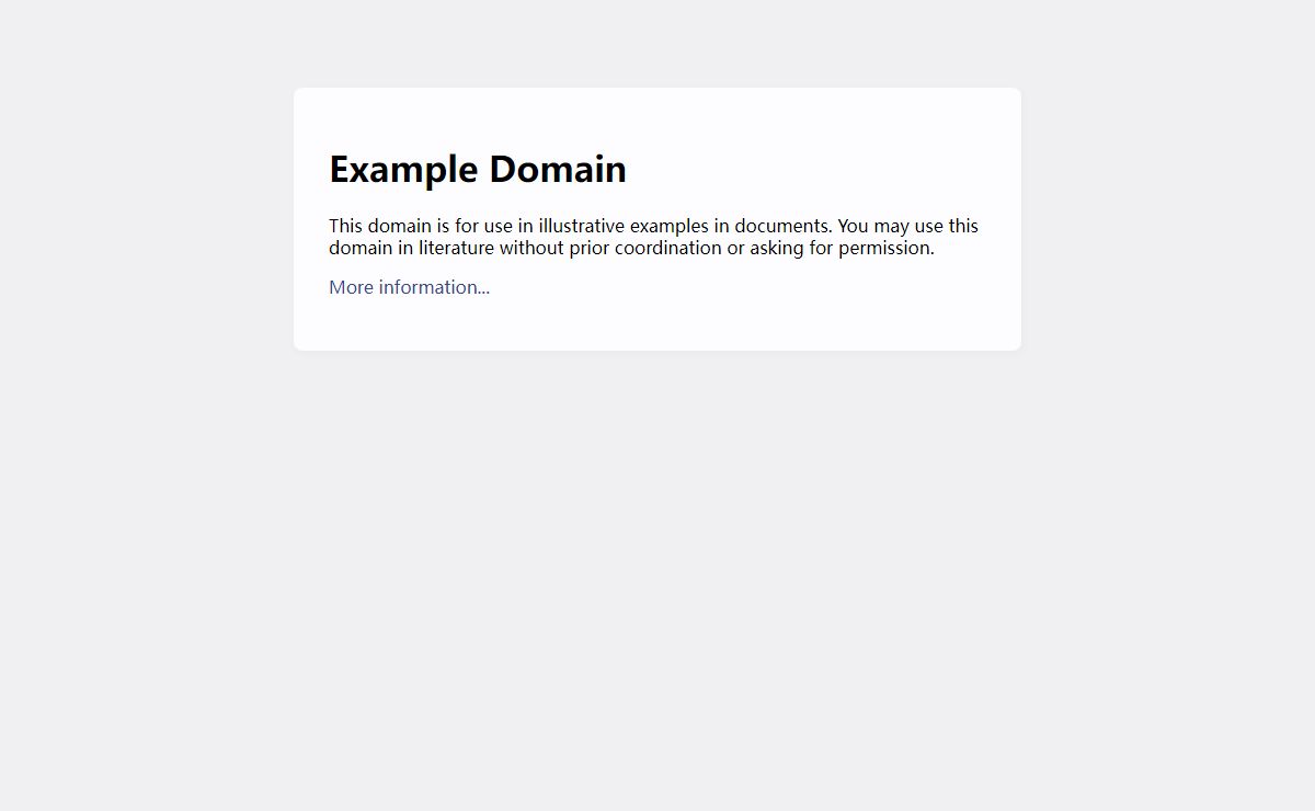 Example Domain