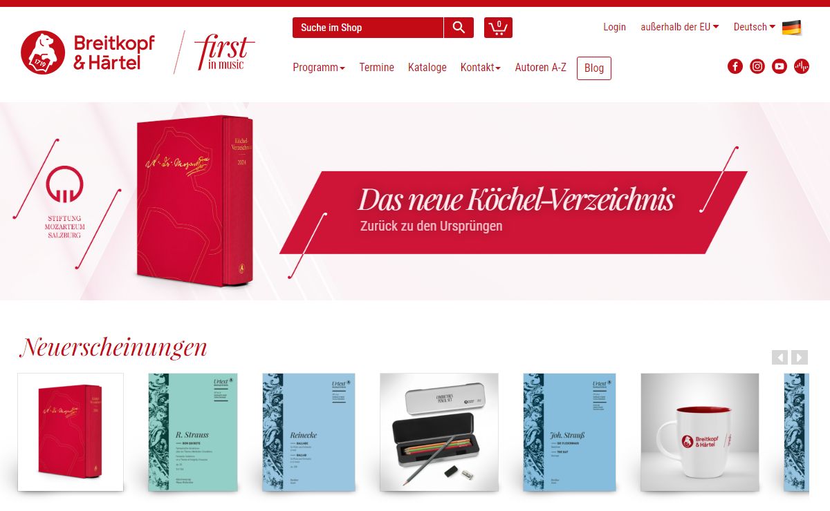Homepage · Breitkopf & Härtel