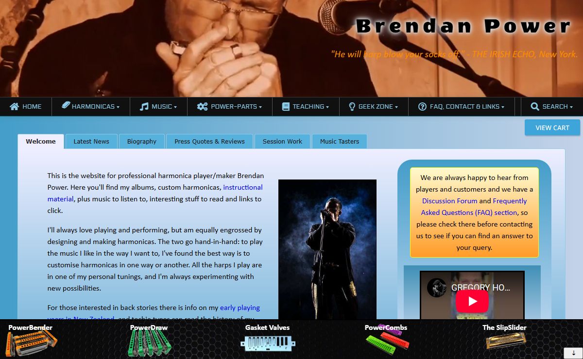 Brendan Power Harmonica