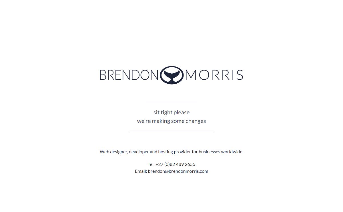 Brendon Morris Web Designer & Developer