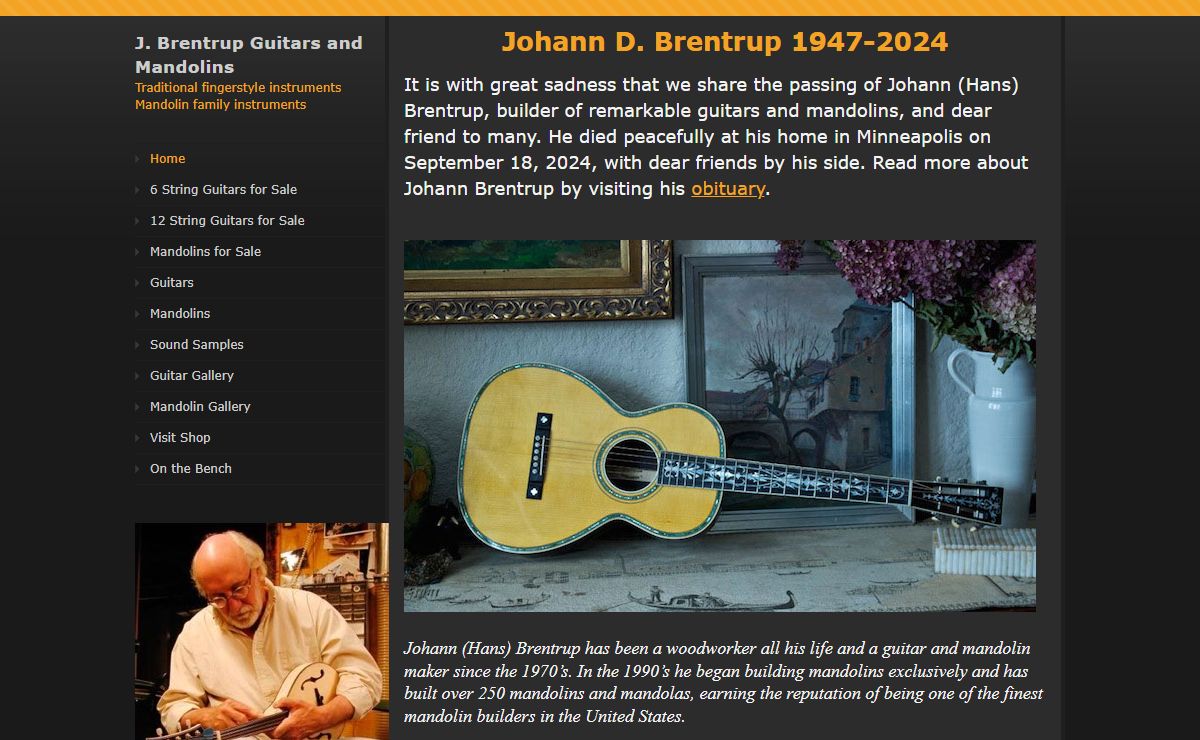 J. Brentrup Guitars and Mandolins