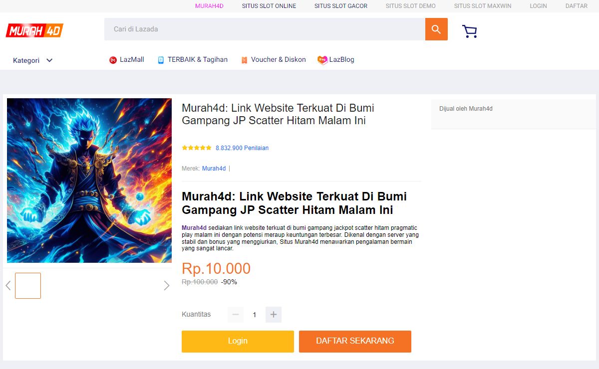 Murah4d: Link Website Terkuat Di Bumi Gampang JP Scatter Hitam Malam Ini