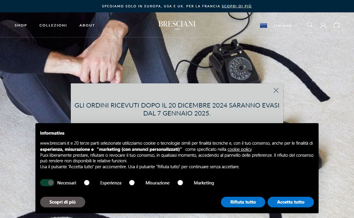 Calze Made in Italy – Bresciani Shop
