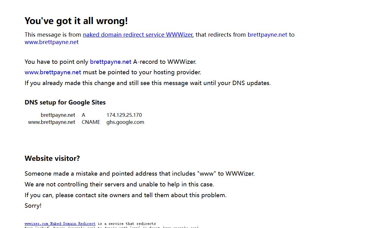 brettpayne.net is temporarily unavailable
