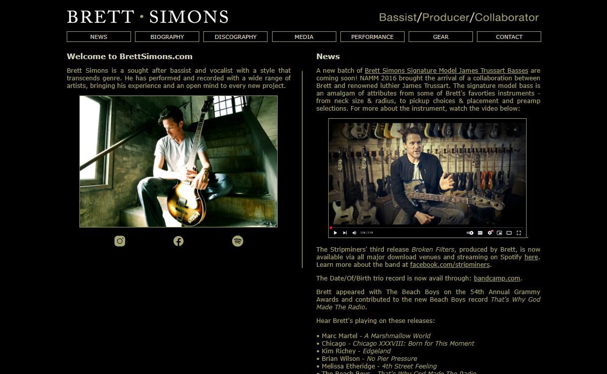 BrettSimons.com ★