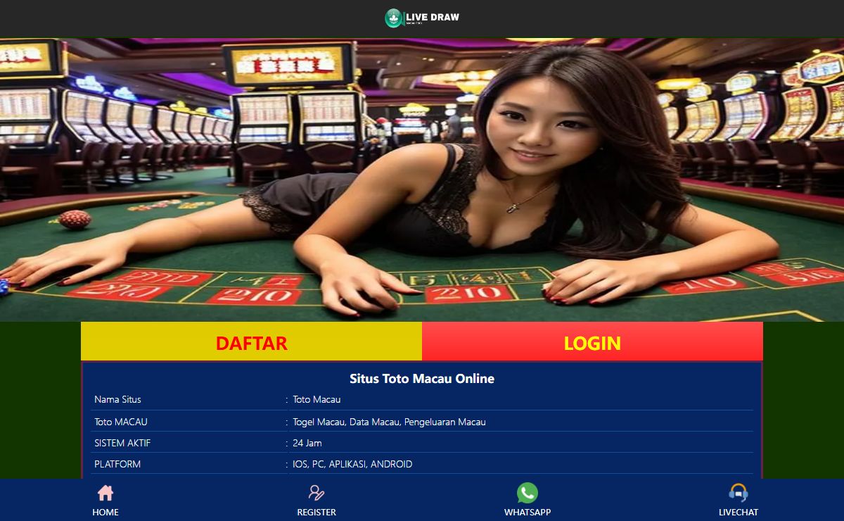 Toto Macau: Togel Macau, Data Macau, Keluaran Toto Macau Hari Ini