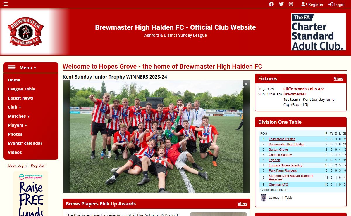 Brewmaster High Halden FC - Official Club Website