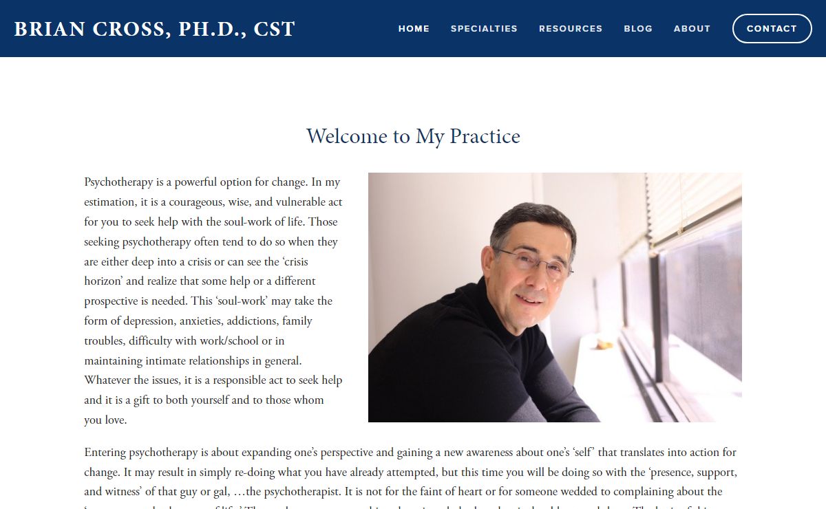 Brian Cross, Ph.D., CST
