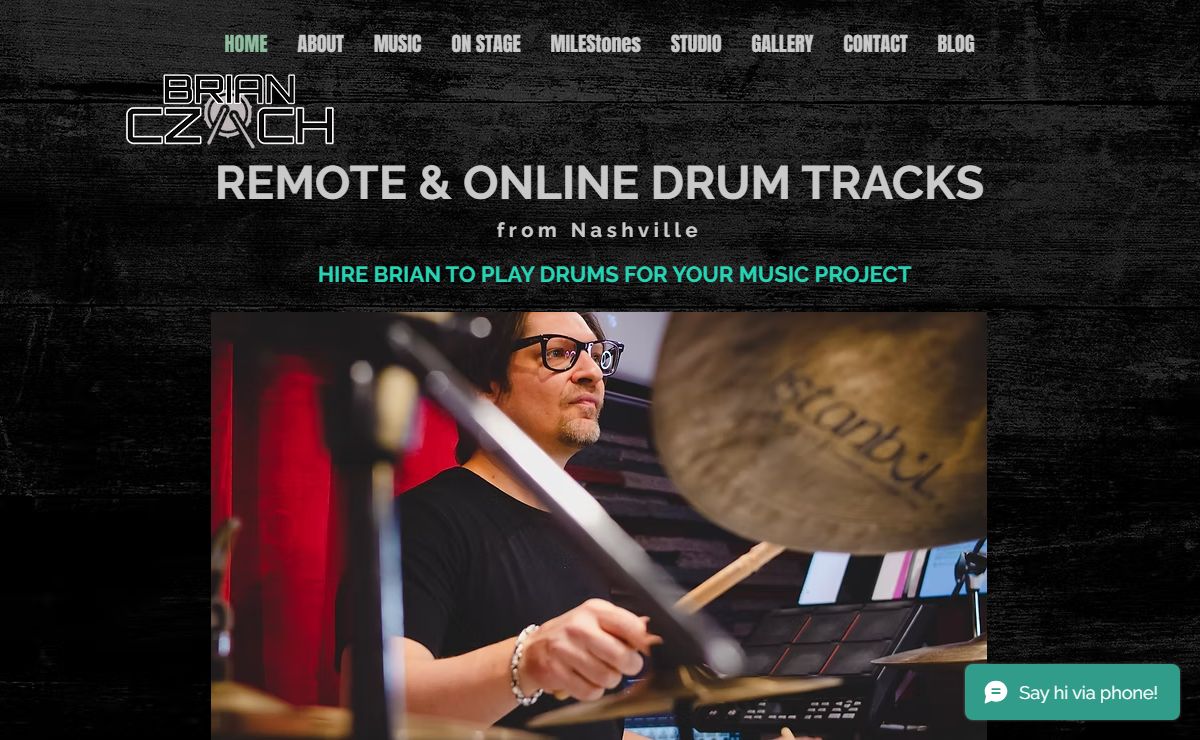 Brian Czach | Nashville Studio Session & Touring Drummer