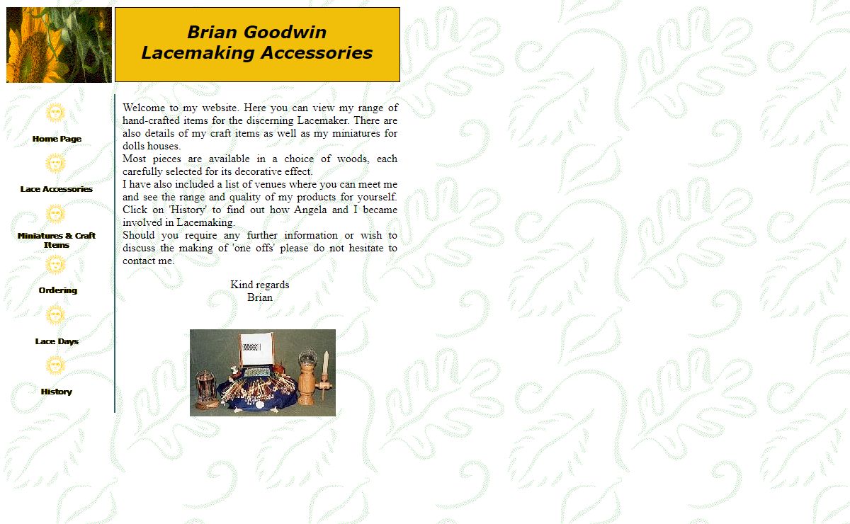 Brian Goodwin - Lacemaking Accessories