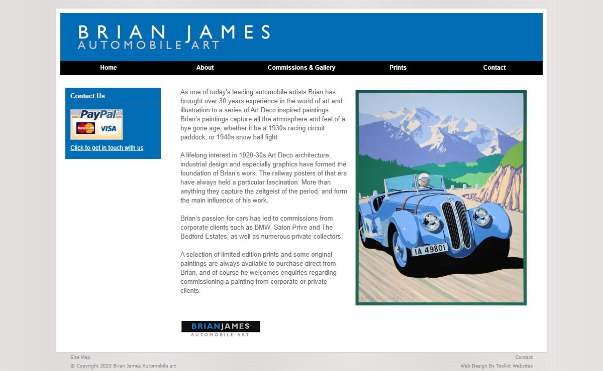 Welcome to Brian James Automobile Art : Brian James Automobile Art