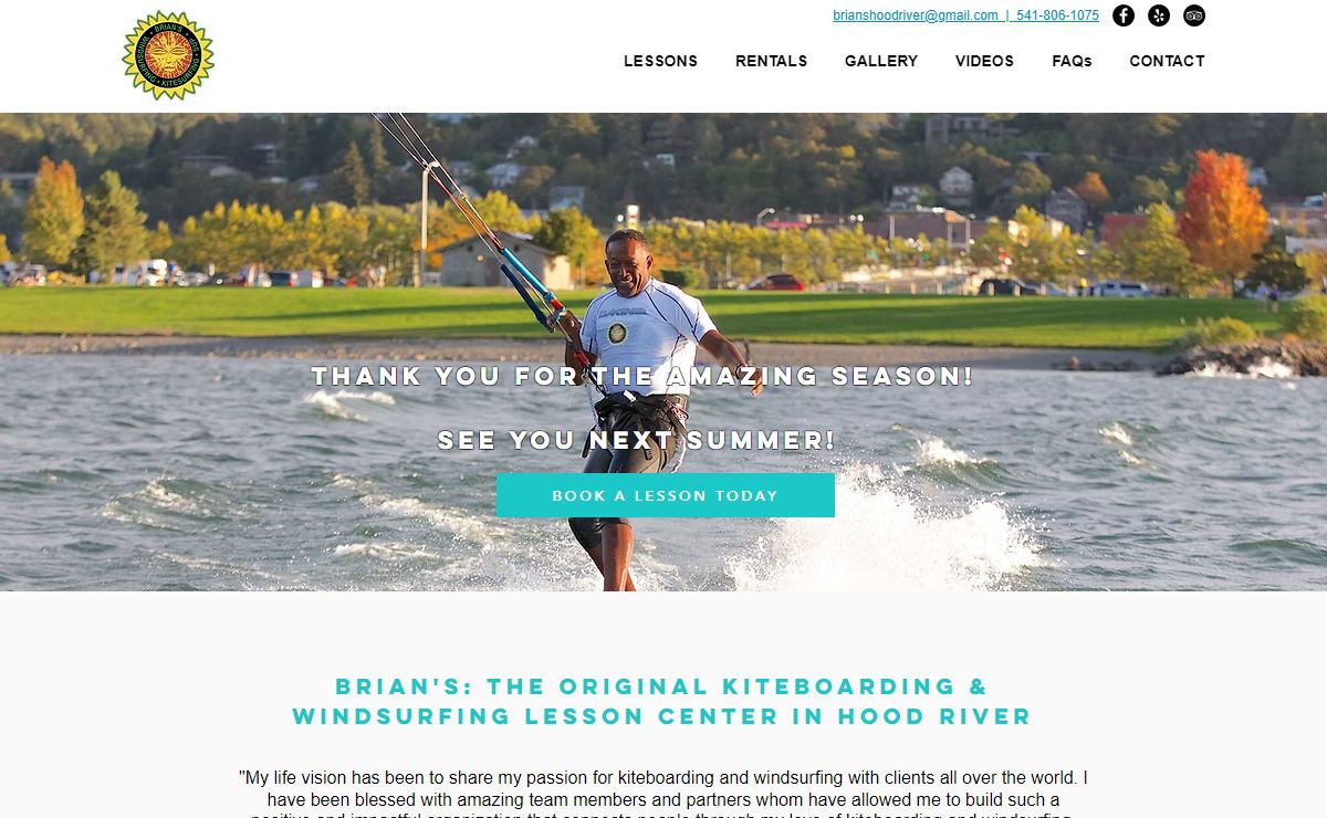 Kiteboarding & Windsurfing Lessons | Hood River, Oregon | Brian's Kiteboarding Windsurfing & SUP
