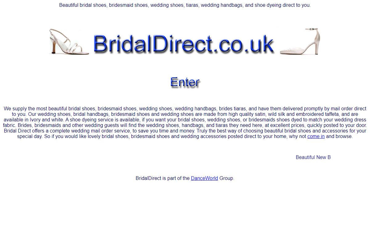 BridalDirect Bridal shoes, bridesmaid shoes, wedding shoes, handbags, wedding hats, mail order online wedding shop uk