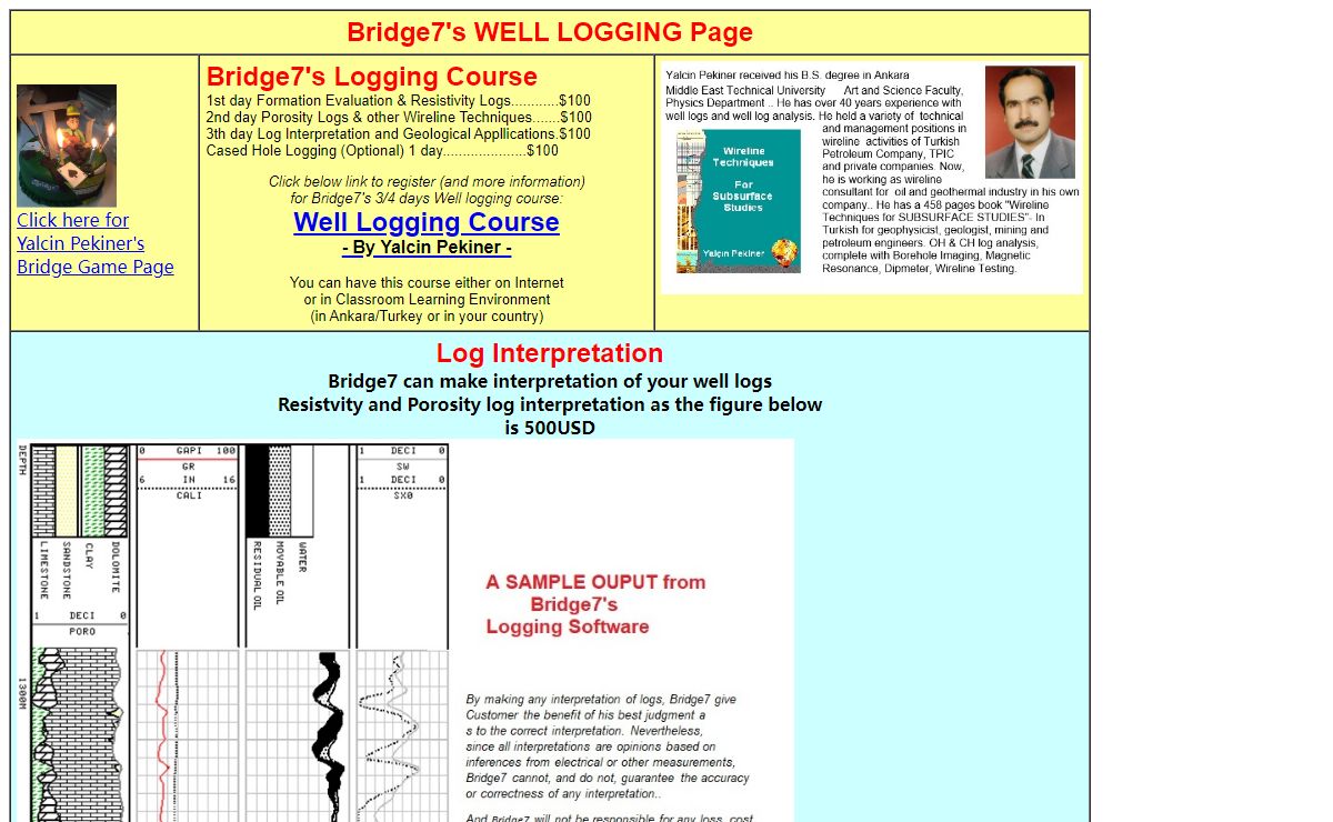 log interpretation center | formation evaluation