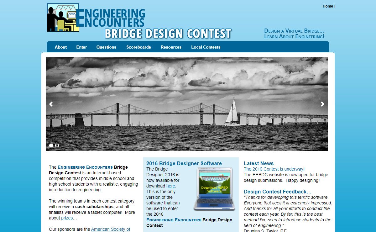Bridge Design Contest | Presented by Engineering Encounters