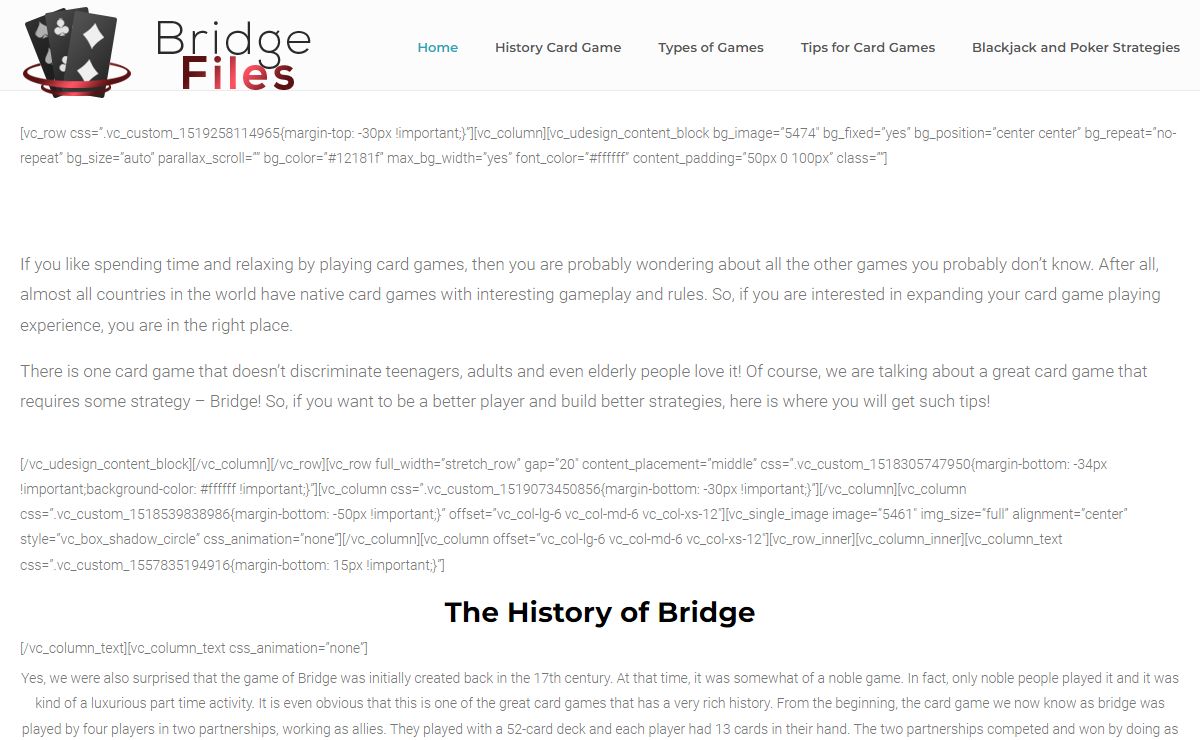 Great Strategies for Bridge, Poker and Blackjack Card Games