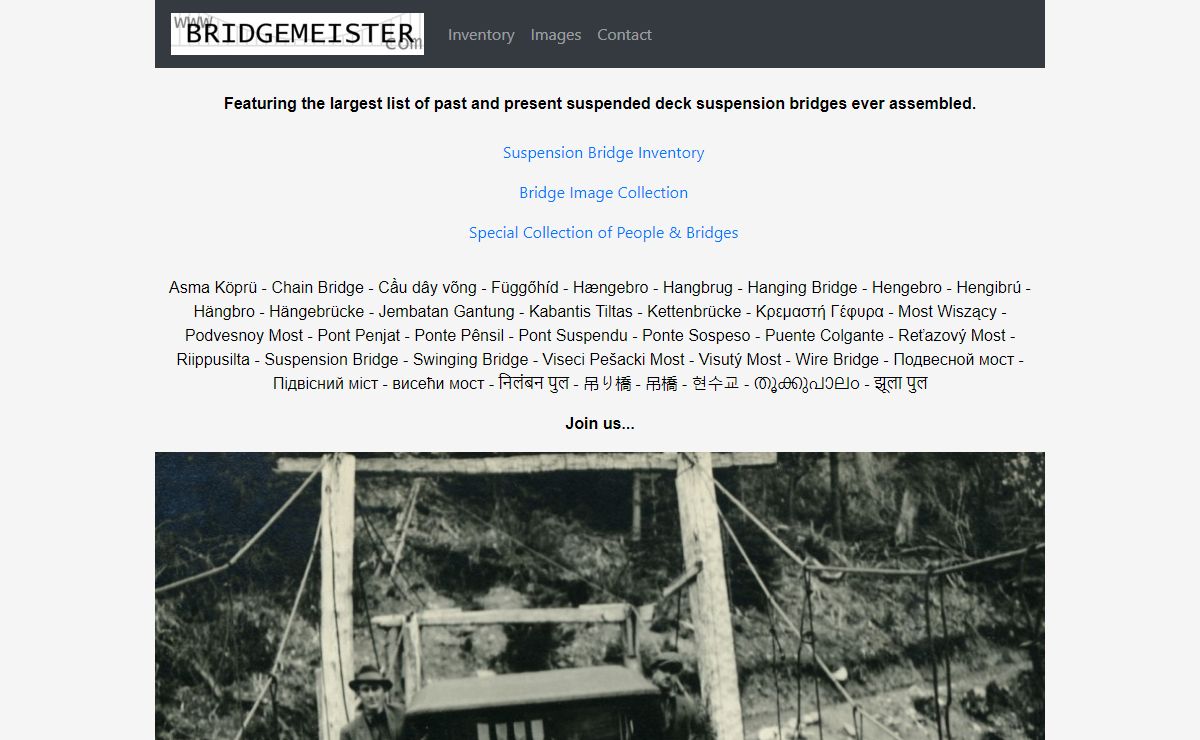 Bridgemeister - Mostly Suspension Bridges