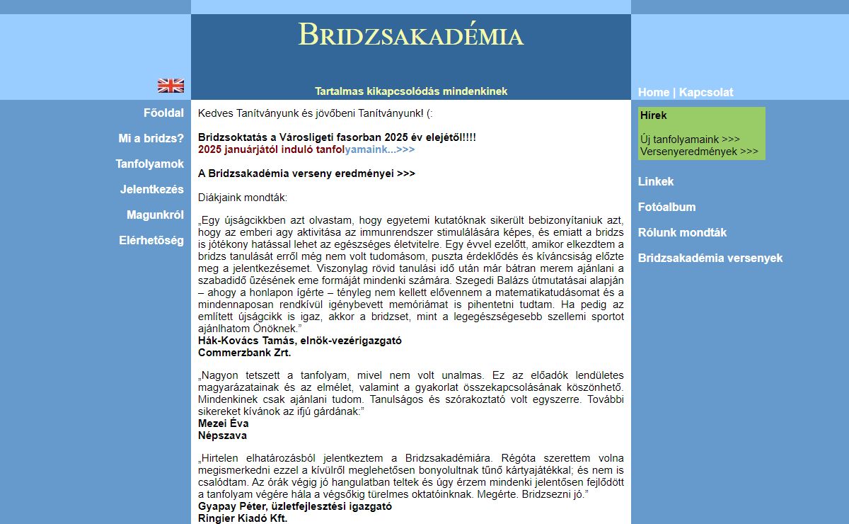 Bridzsakadémia