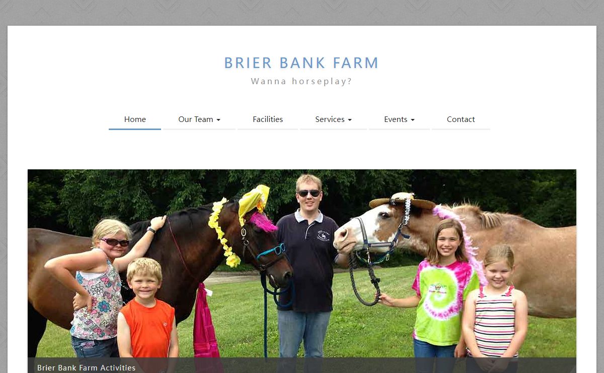Welcome to Brier Bank Farm