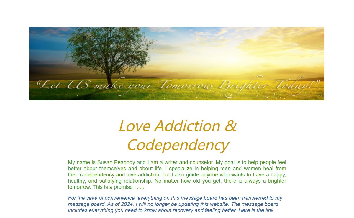 Love Addiction and Codependency