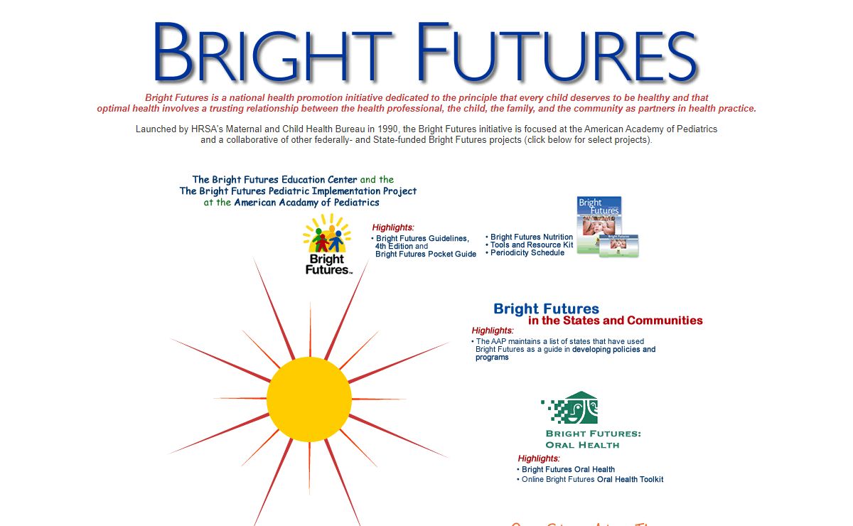 Bright Futures: A National Health Promotion Initiative