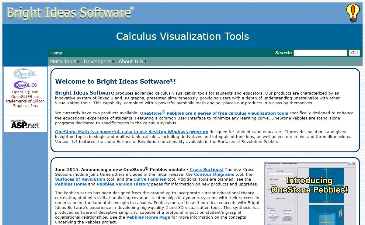 Bright Ideas Software - Calculus Software for Students and Educators