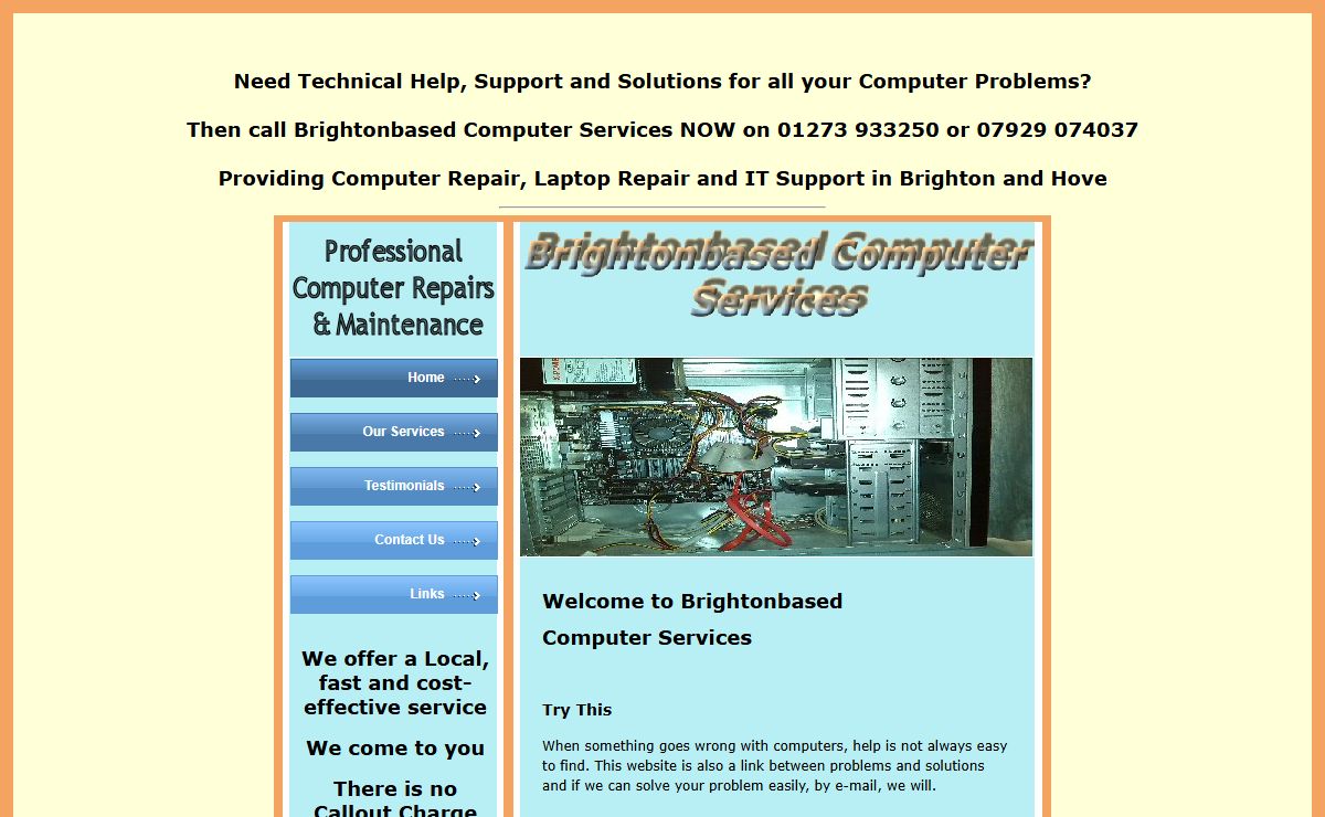 Computer Repair, Laptop Repair and IT Support in Brighton and Hove