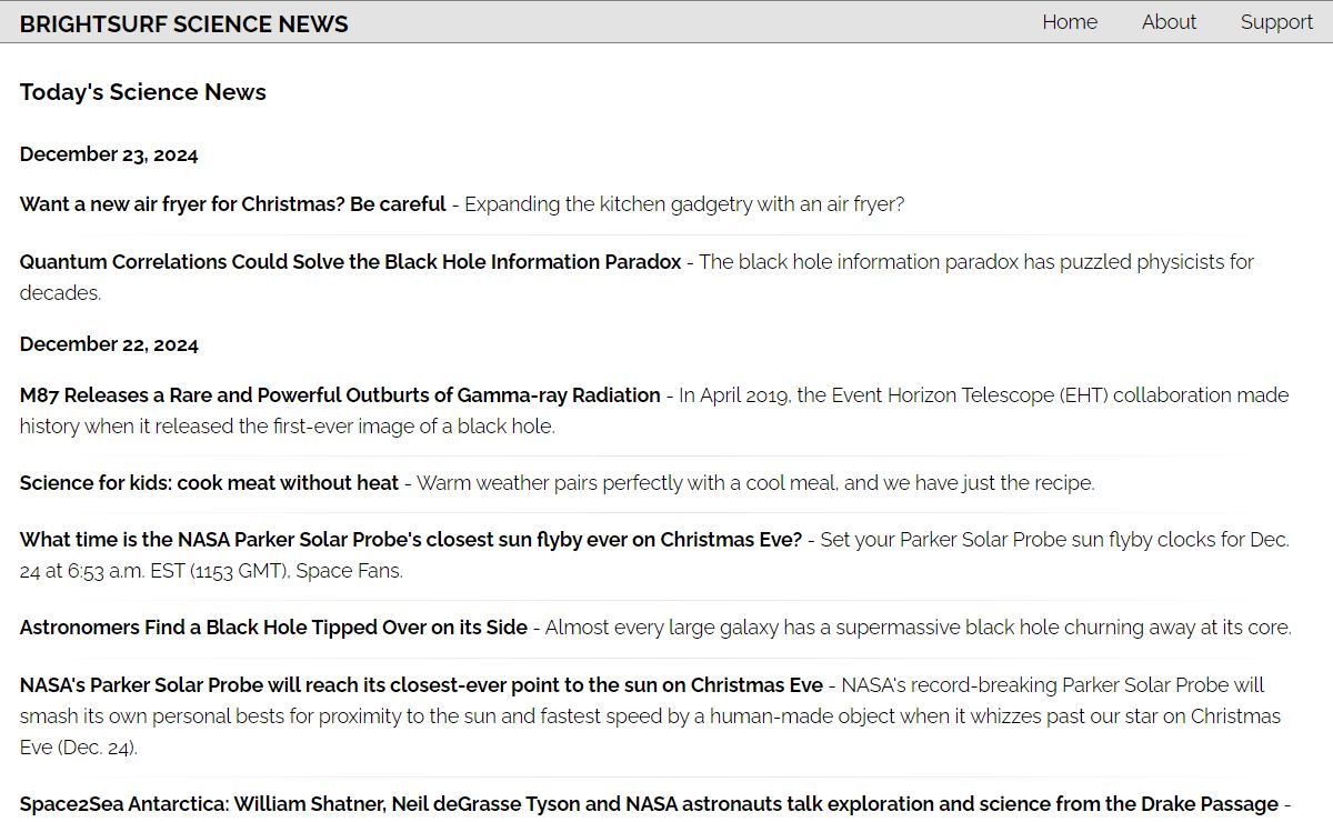 Brightsurf Science News: The Latest Breakthroughs in Science, Health, & Technology