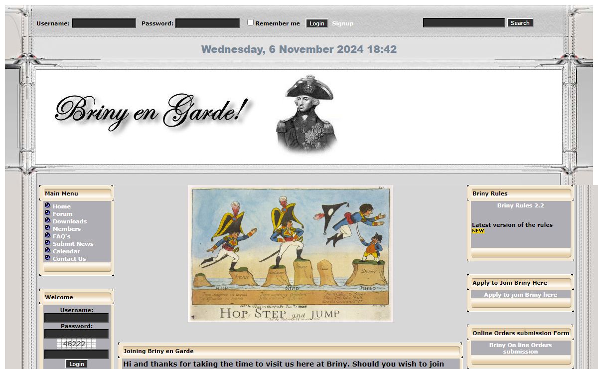 News - Briny en Garde!