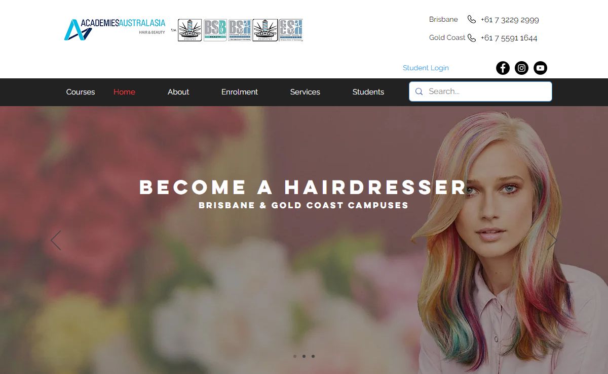 Brisbane & Gold Coast School of Barbering, Hairdressing & Beauty