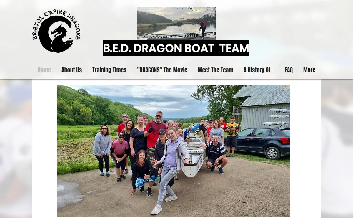 Bristol Empire Dragons Dragon Boat racing. Dragon Boat Club based Saltford nr. Bristol & Bath.