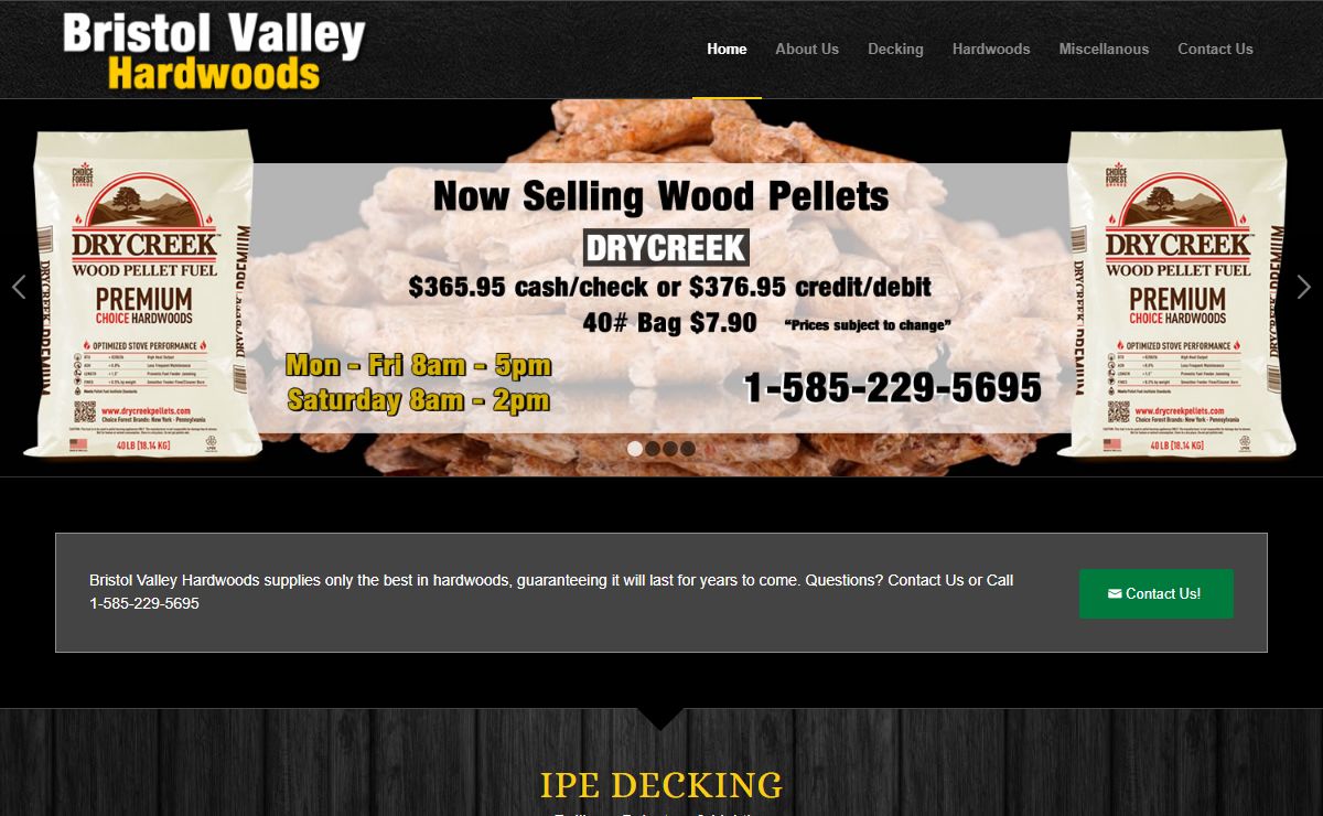 Bristol Valley Hardwoods – Hardwoods & Speciality Wood Products