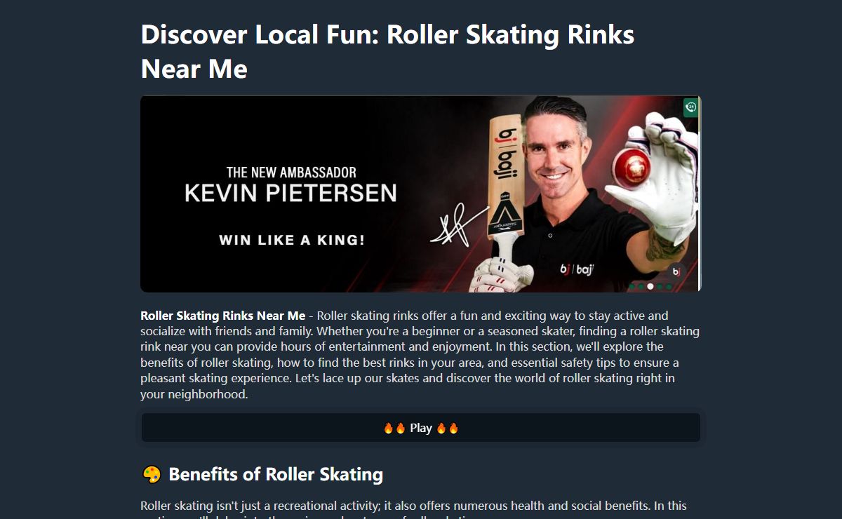 Introduction to Roller Skating Rinks Near Me