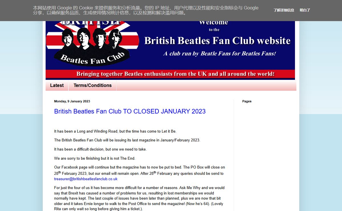 British Beatles Fan Club