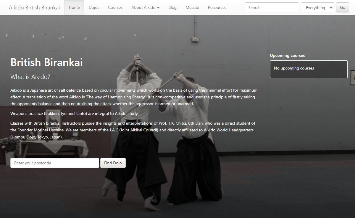 Home | Aikido British Birankai