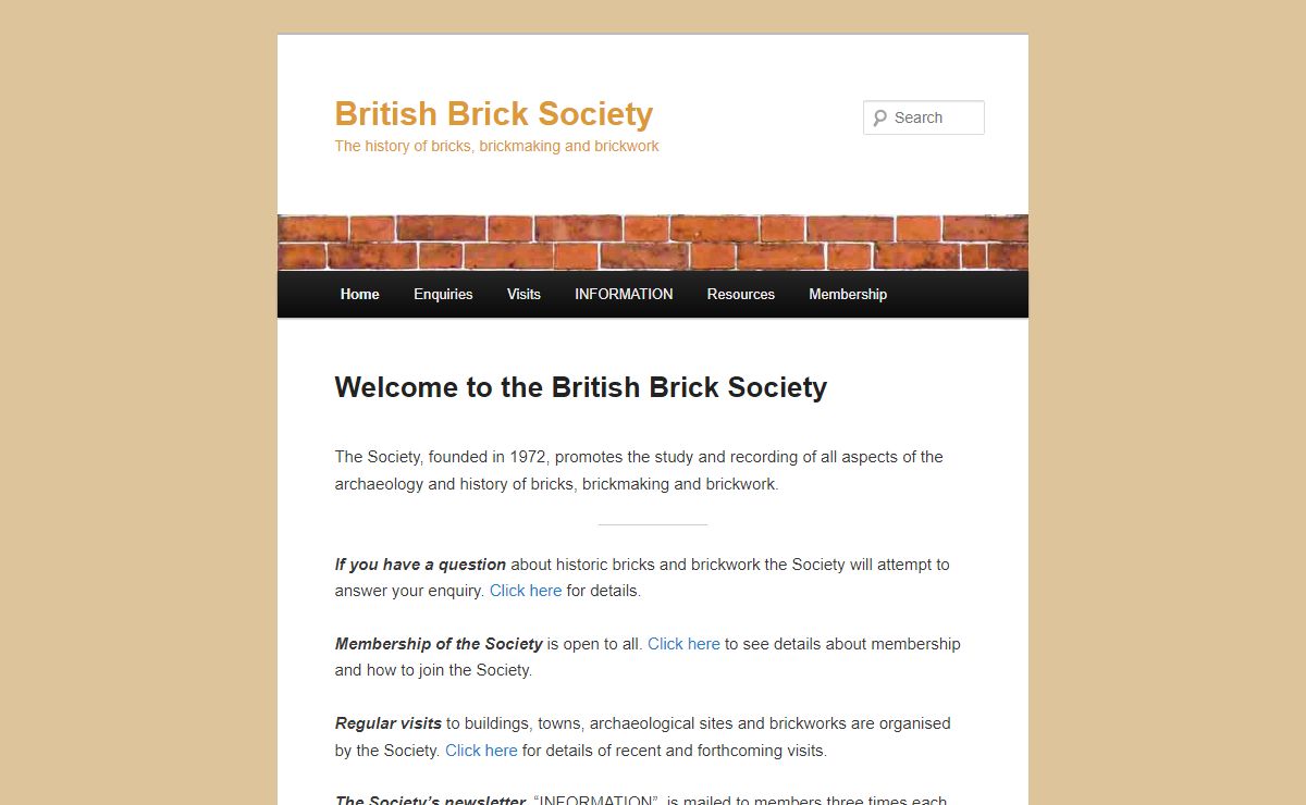 British Brick Society | The history of bricks, brickmaking and brickwork