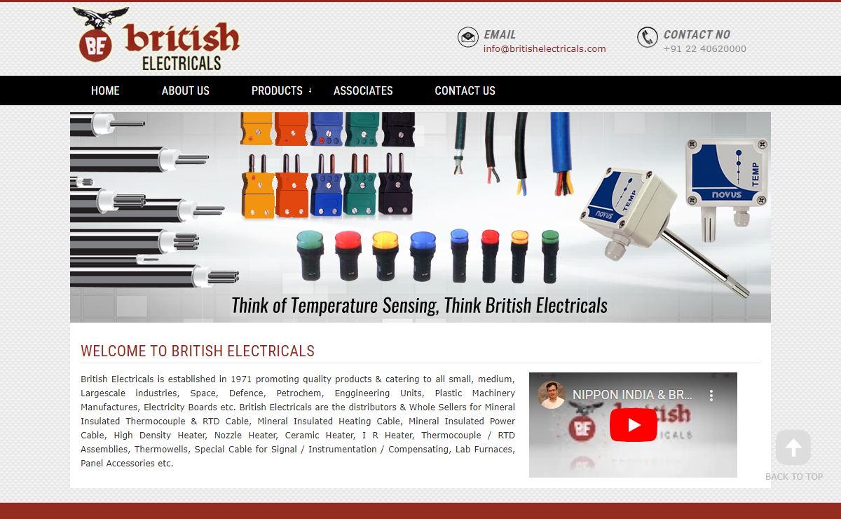 :: Welcome To British Electricals ::