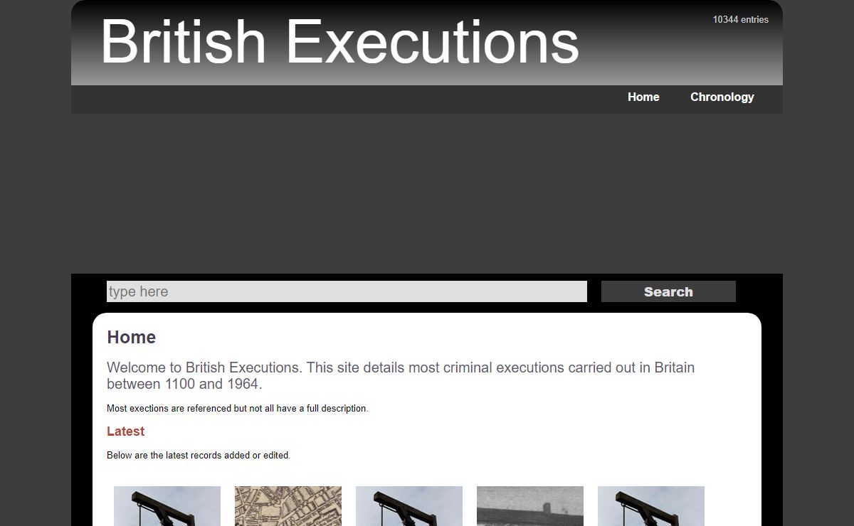 British Executions - List Of Hangings In England - UK Capital Punishment