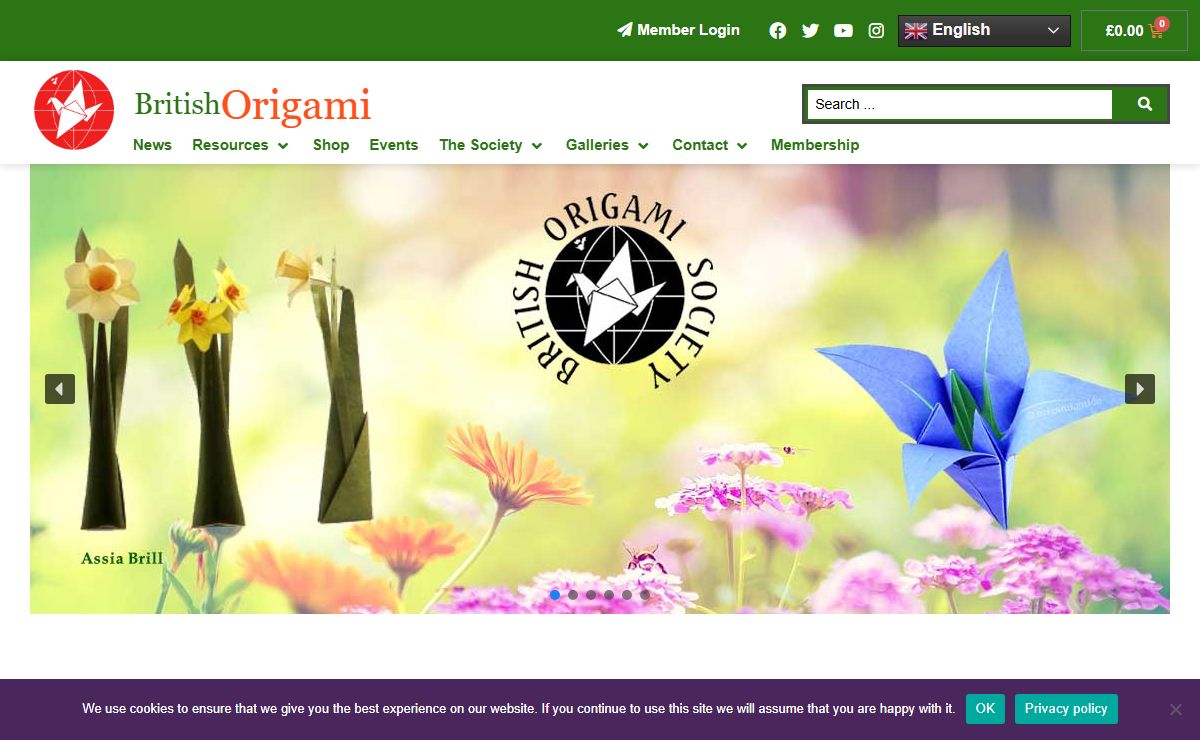 British Origami Society | Origami is increasing