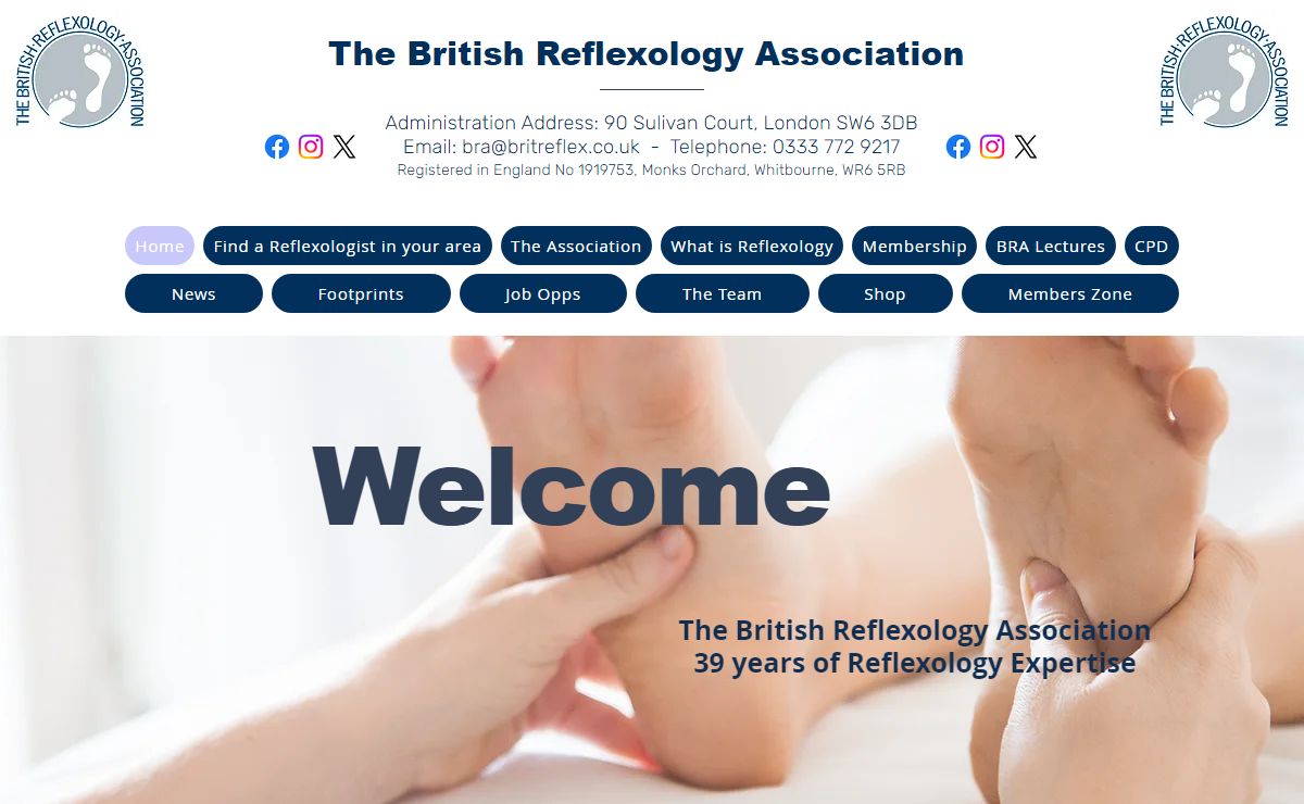 The British Reflexology Association | association of reflexologists
