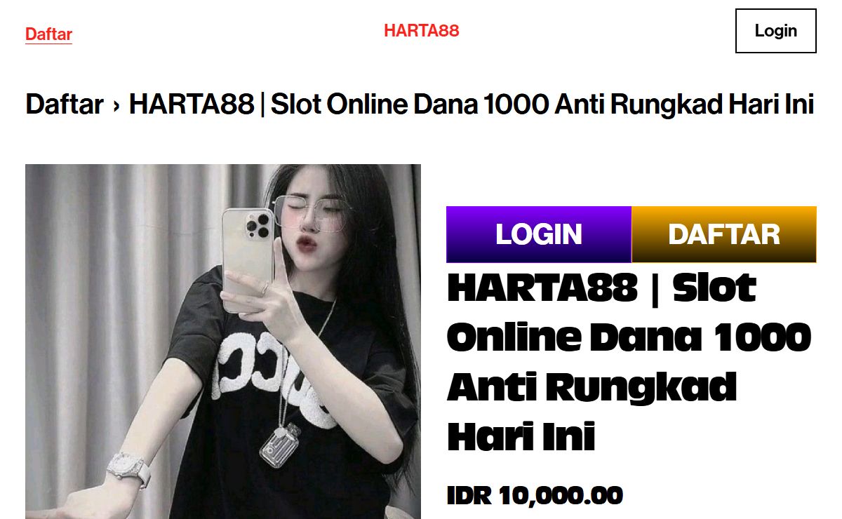 HARTA88 | Slot Online Dana 1000 Anti Rungkad Hari Ini