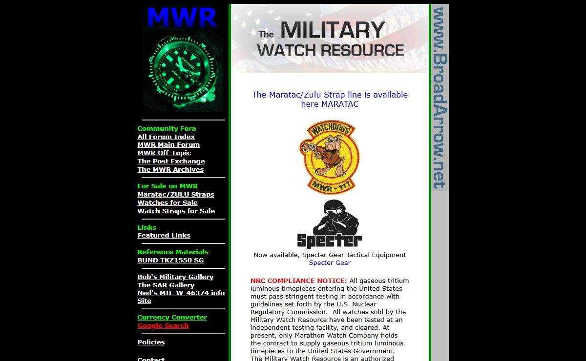Welcome to the premier site for military watch enthusiasts