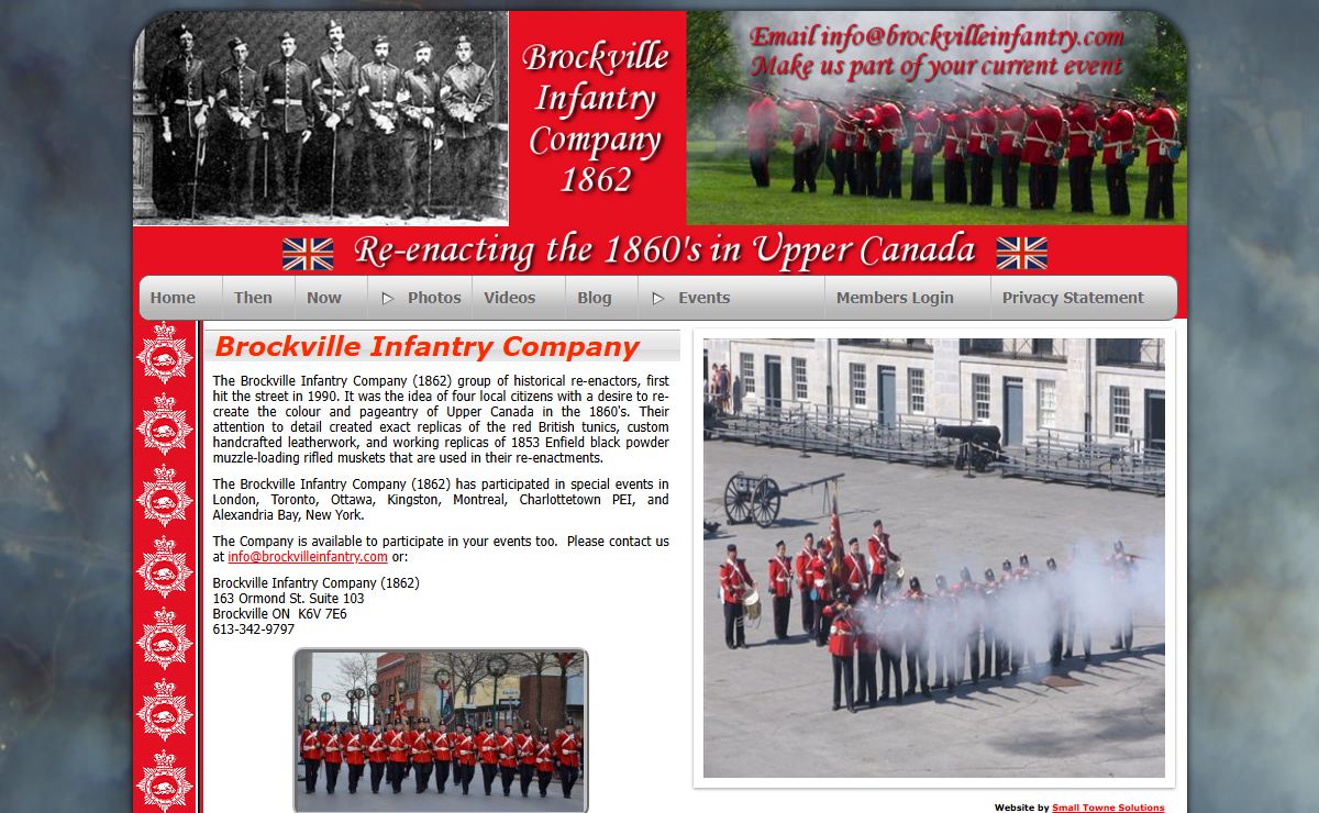Brockville Infantry Company 1862