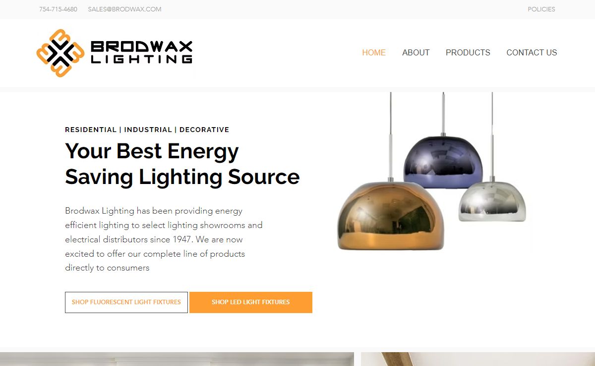 Energy Efficient Lighting | Brodwax Lighting | Florida