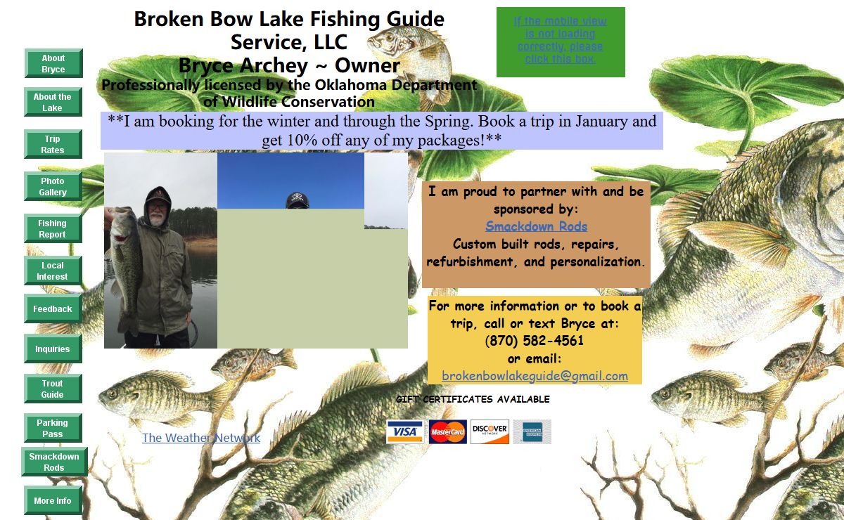 Broken Bow Lake Fishing Guide Service