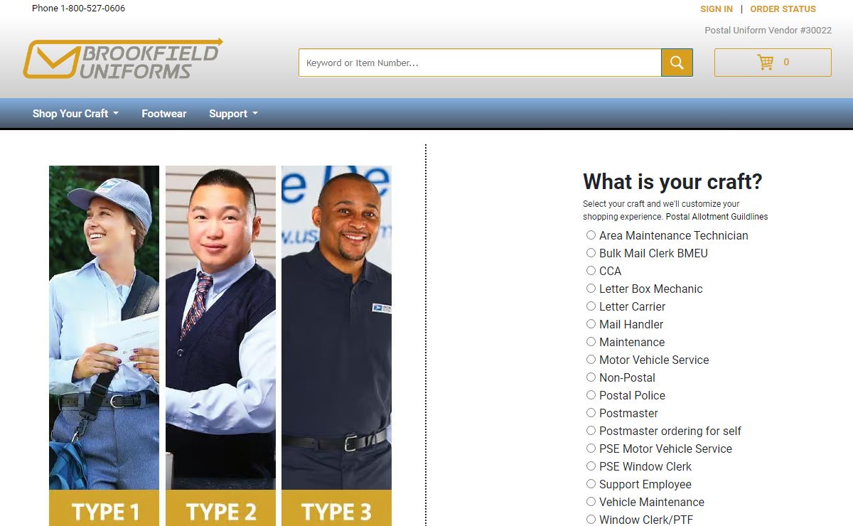 Brookfield Uniforms | Quality USPS Postal Uniforms at Discount Prices