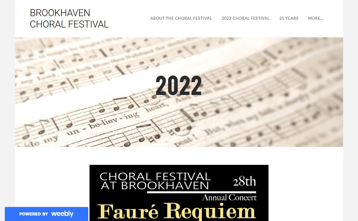 BROOKHAVEN CHORAL FESTIVAL - Home