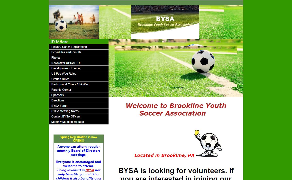 Brooklinesoccer.net - BYSA Home