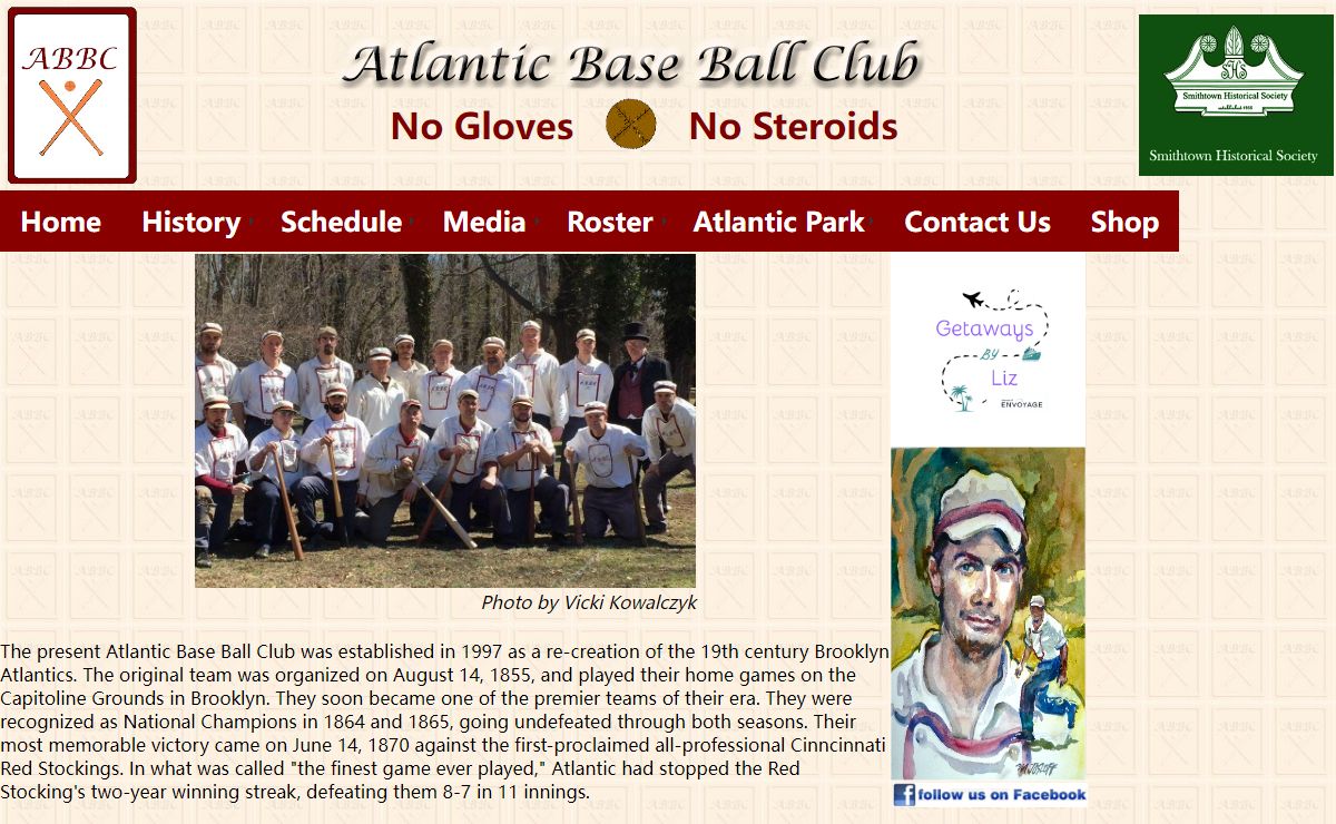 The Official Homepage of the Atlantic Base Ball Club of Brooklyn